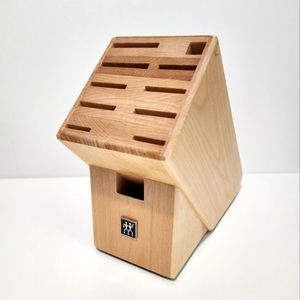 New Zwilling empty Natural Wood Knife Block